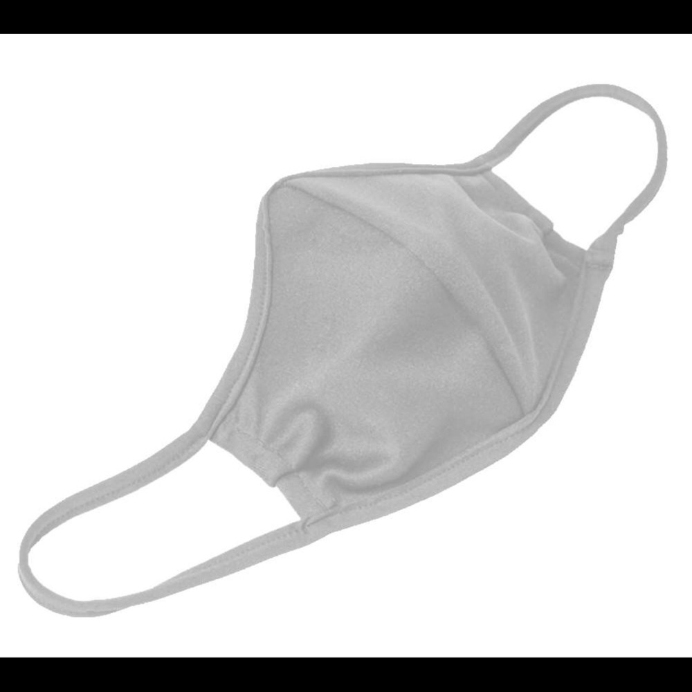 Youth Silver Polyester Mask